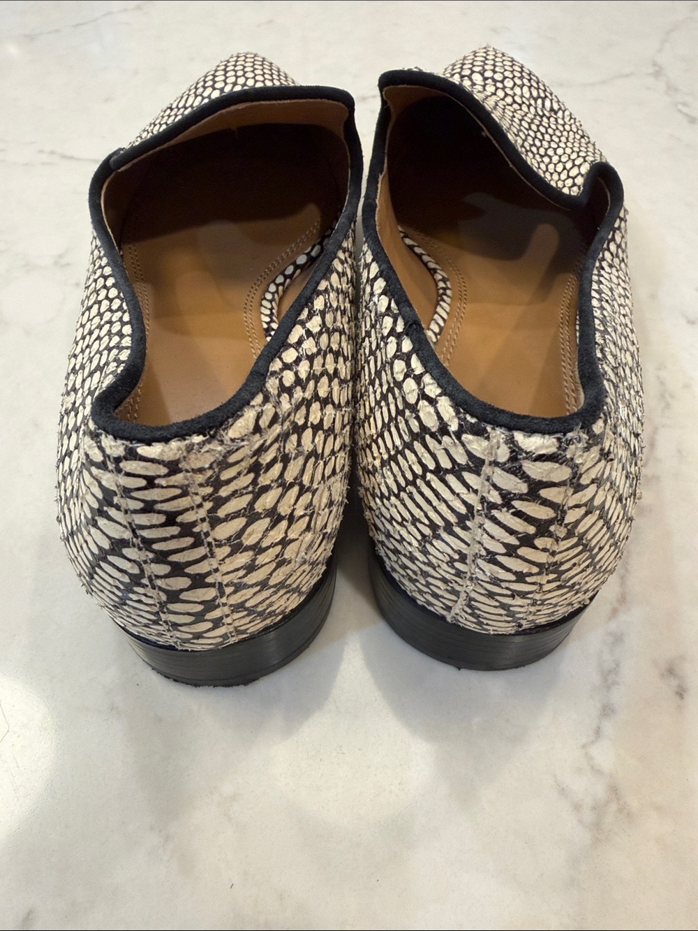 Tory Burch Pascal Pointy Toe Loafer in King Cobra Size 9 - Picture 3 of 9